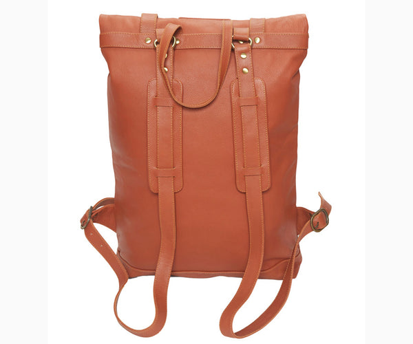 cognac backpack leather TOC Signature backpack - Leather