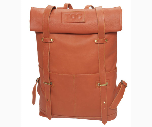 cognac backpack leather TOC Signature backpack - Leather