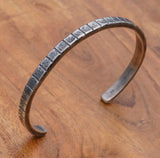 Stripe Cuff -Silver