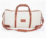 Globetrotter Holdall - Canvas | Blue/Brown